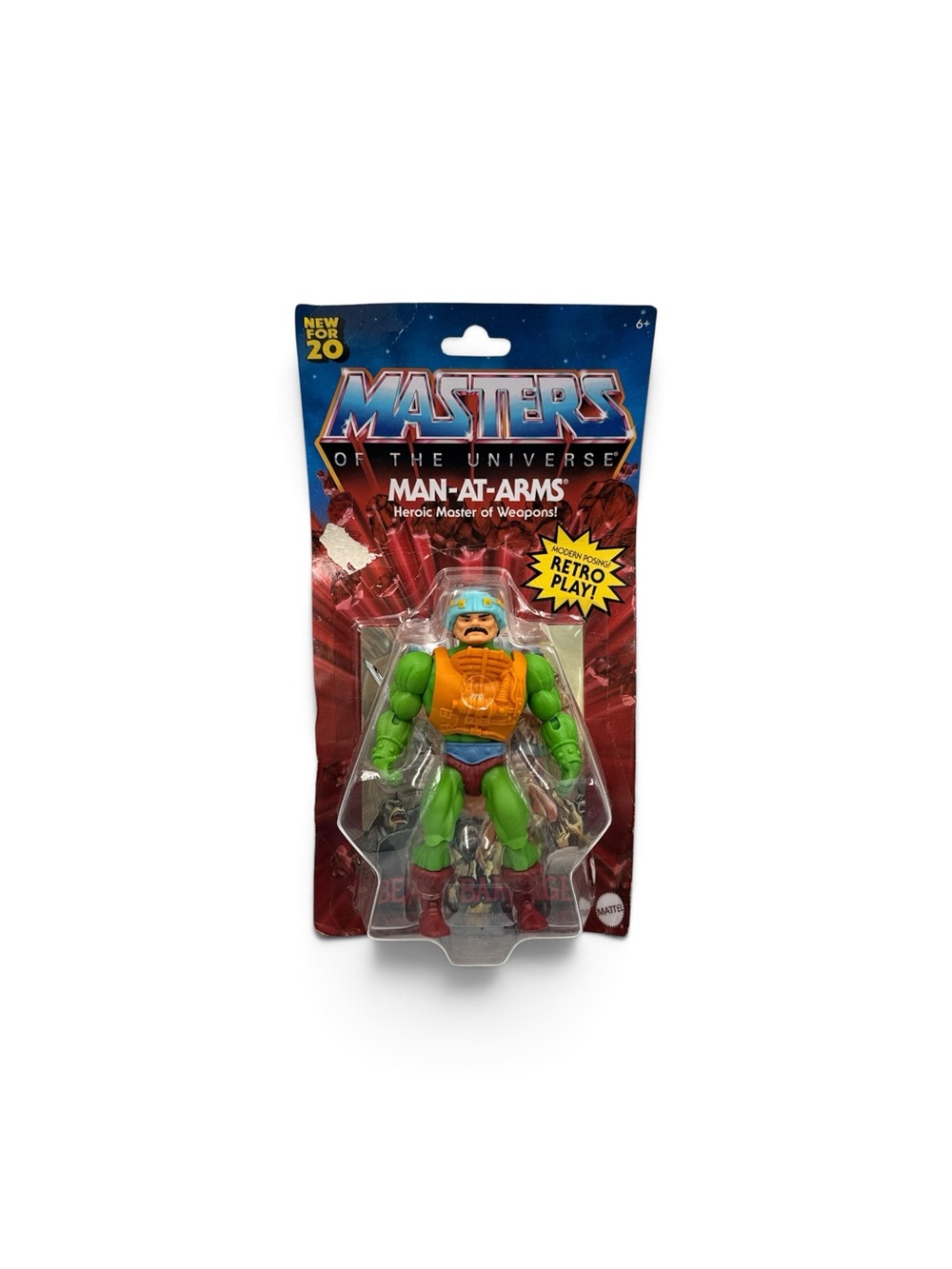 2020 Mattel Masters of the Universe Origins Man-At-Arms Action Figure MOTU Toy